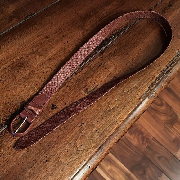 Vintage Talbots Braided Leather Belt - M - Picture 5 of 9